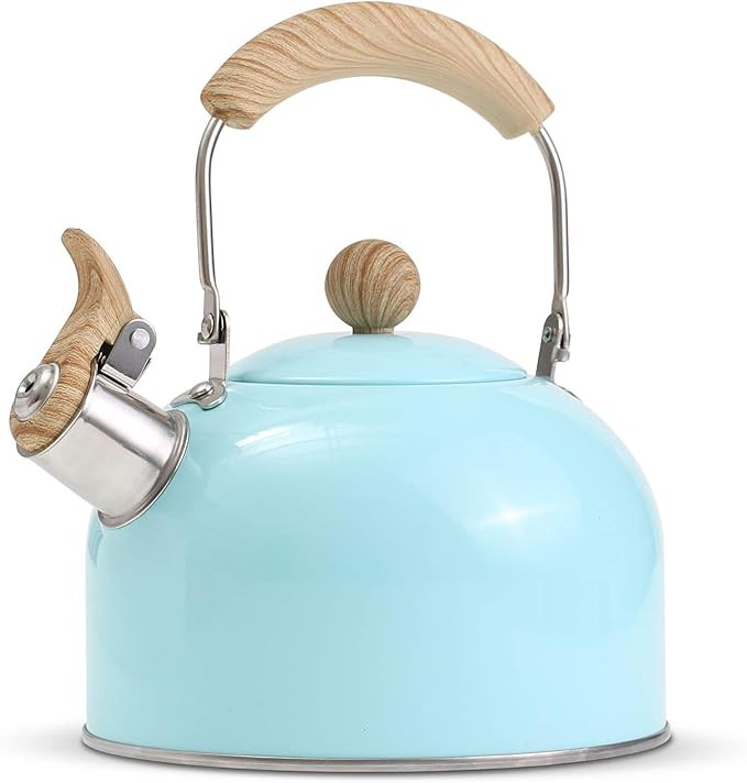 ROCKURWOK Tea Kettle, Tea Pot with Cool Touch Ergonomic Handle, Te… | Amazon (US)
