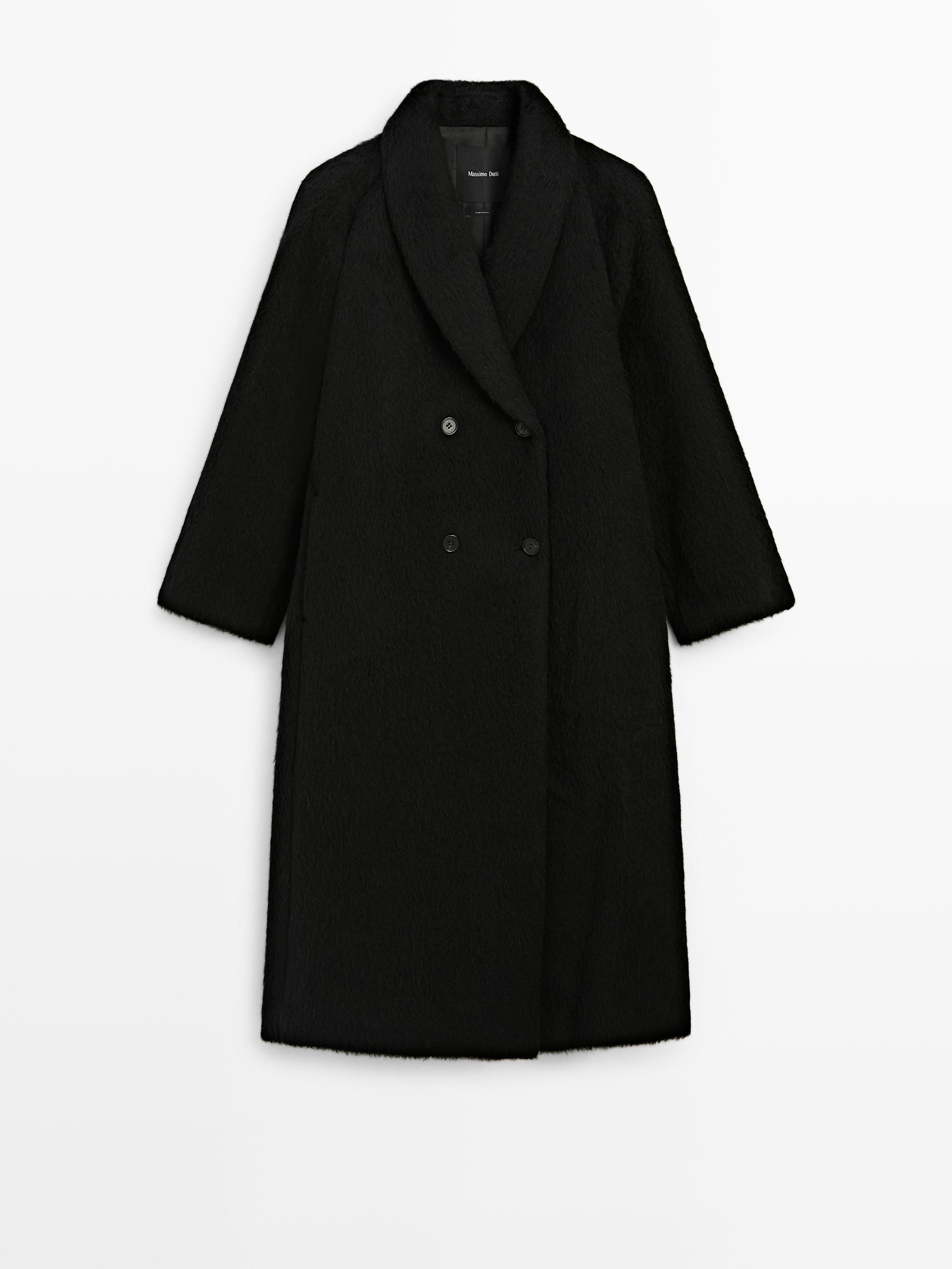 Langer Mantel aus Alpakawolle | Massimo Dutti DE