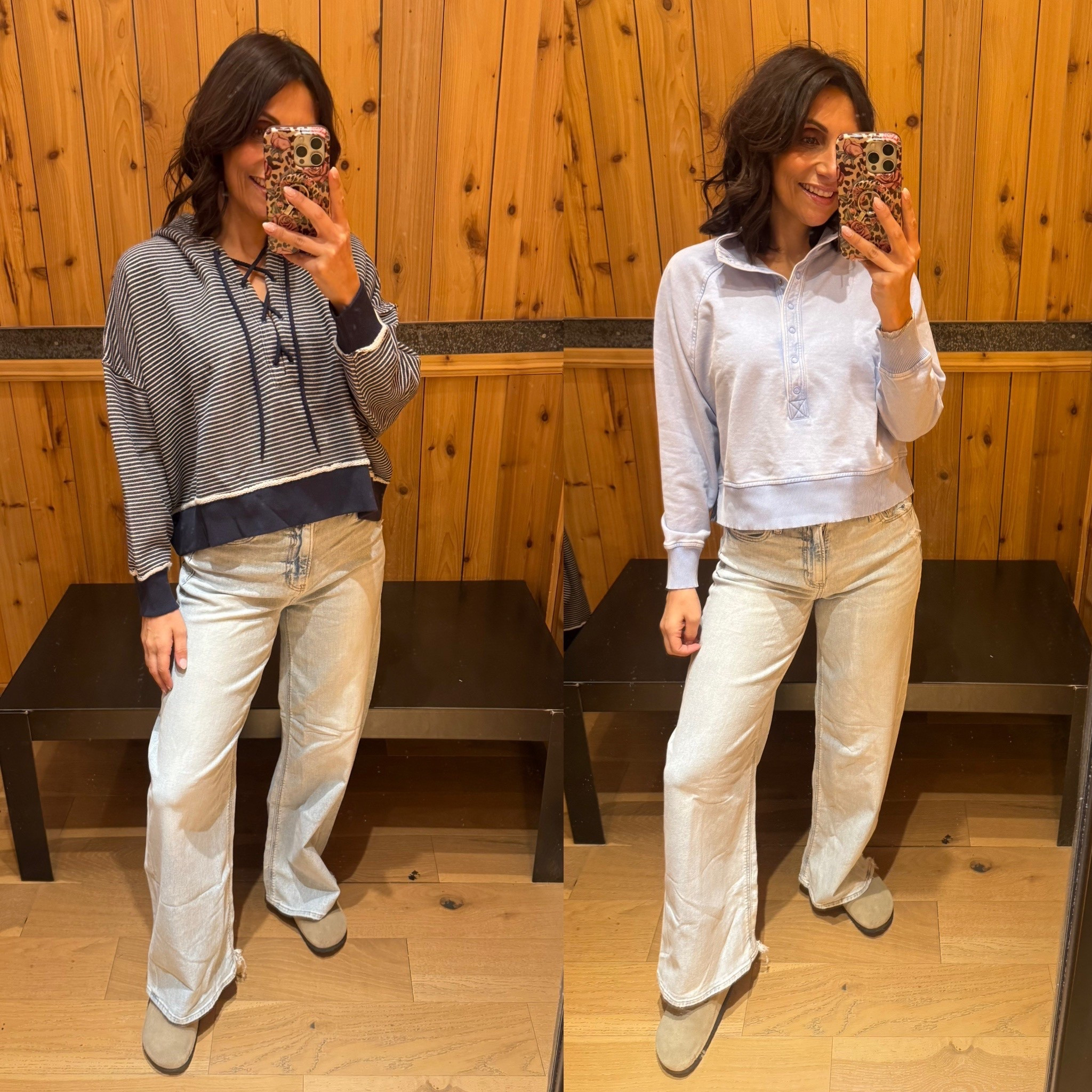 American Eagle 30% off
Dreamy drapey jeans
Size down one 
I am wearing small in both tops
Light blue runs a little small consider sizing up

#LTKOver40 #LTKmomlife