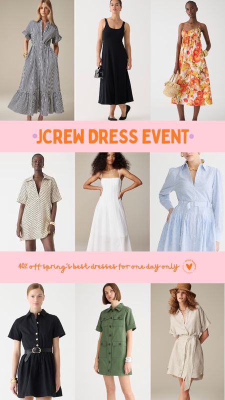 40% off spring dresses at JCrew | 

#LTKsalealert #LTKSeasonal #LTKfindsunder100