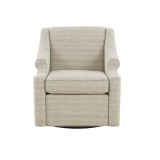 Benton Tan 29.5 in. W x 30.25 in. D x 34.5 in. H Swivel Glider Chair | The Home Depot
