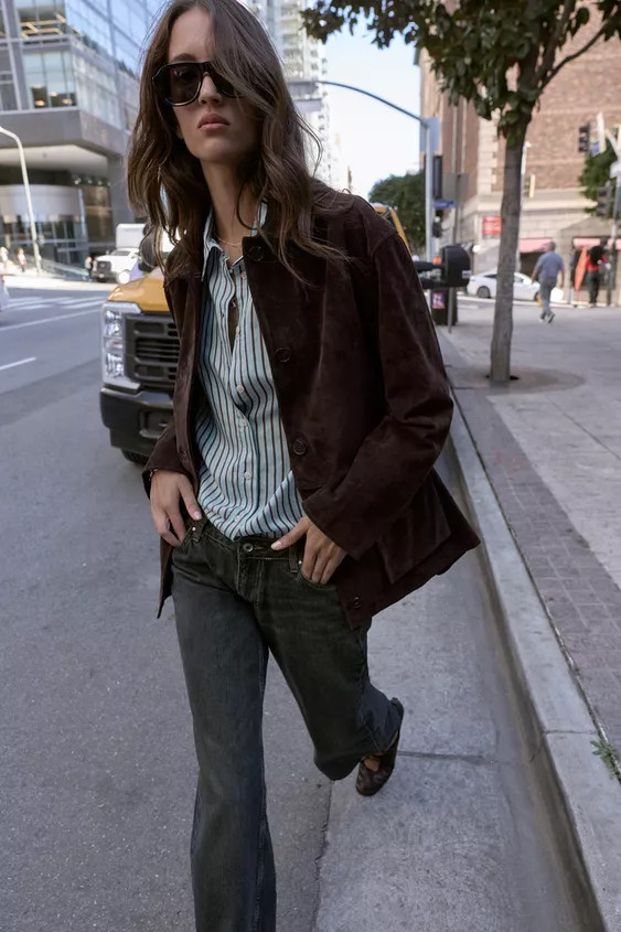 WILDLEDERJACKE 100% LEDER | Zara DE