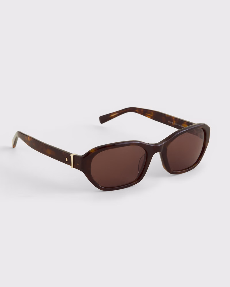 Angled Rectangular Sunglasses | Abercrombie & Fitch (US)