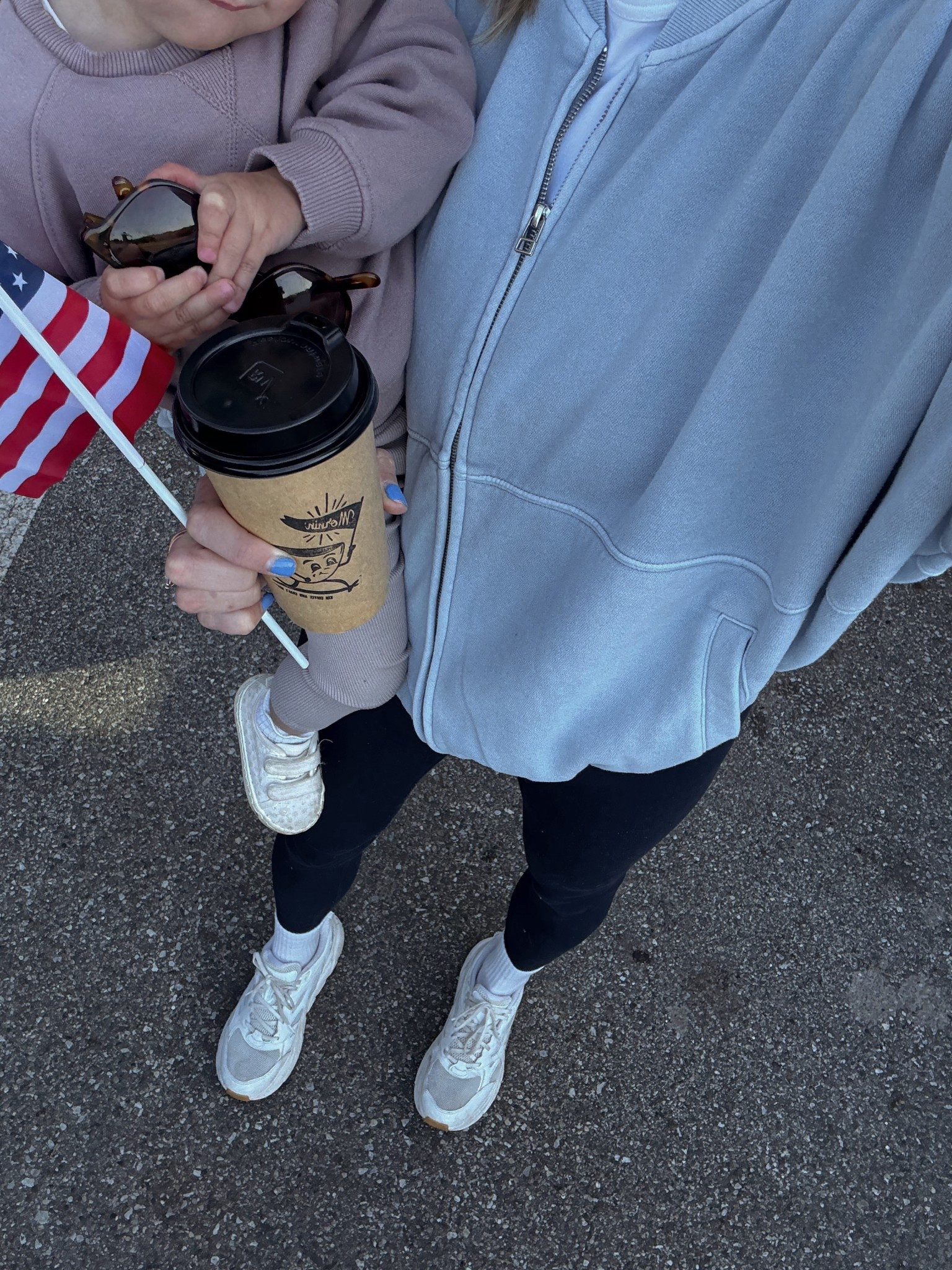 Morning coffee run outfit — this sweatshirt bomber jacket is so unique and cozy to throw in for spring & summer mornings! Sized up one but could’ve also done TTS.

#LTKShoeCrush #LTKActive #LTKFindsUnder50
