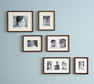 Wood Gallery in a Box Frames, Espresso Stain Frames - Set of 6 | Pottery Barn (US)