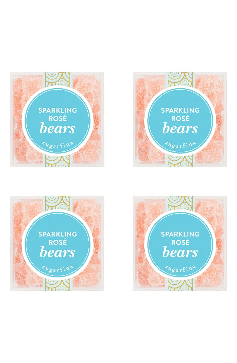 Sparkling Rosé Bears Set of 4 Candy Cubes | Nordstrom