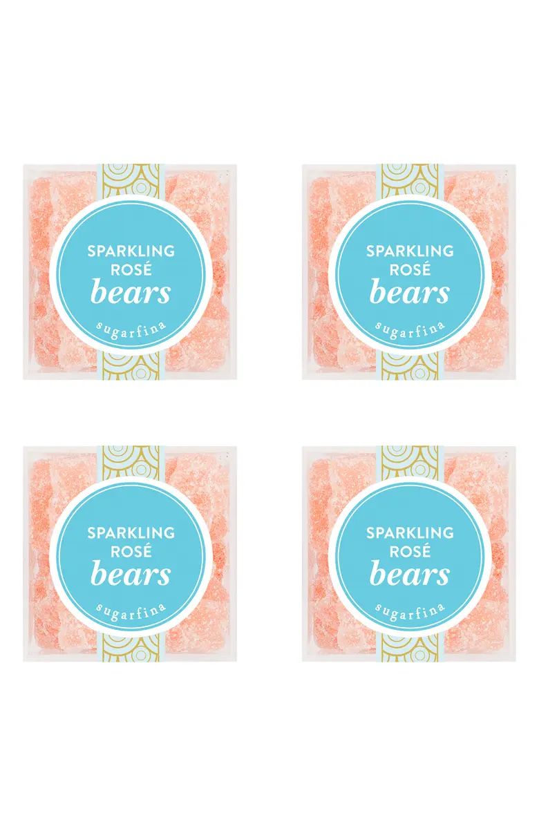 Sparkling Rosé Bears Set of 4 Candy Cubes | Nordstrom