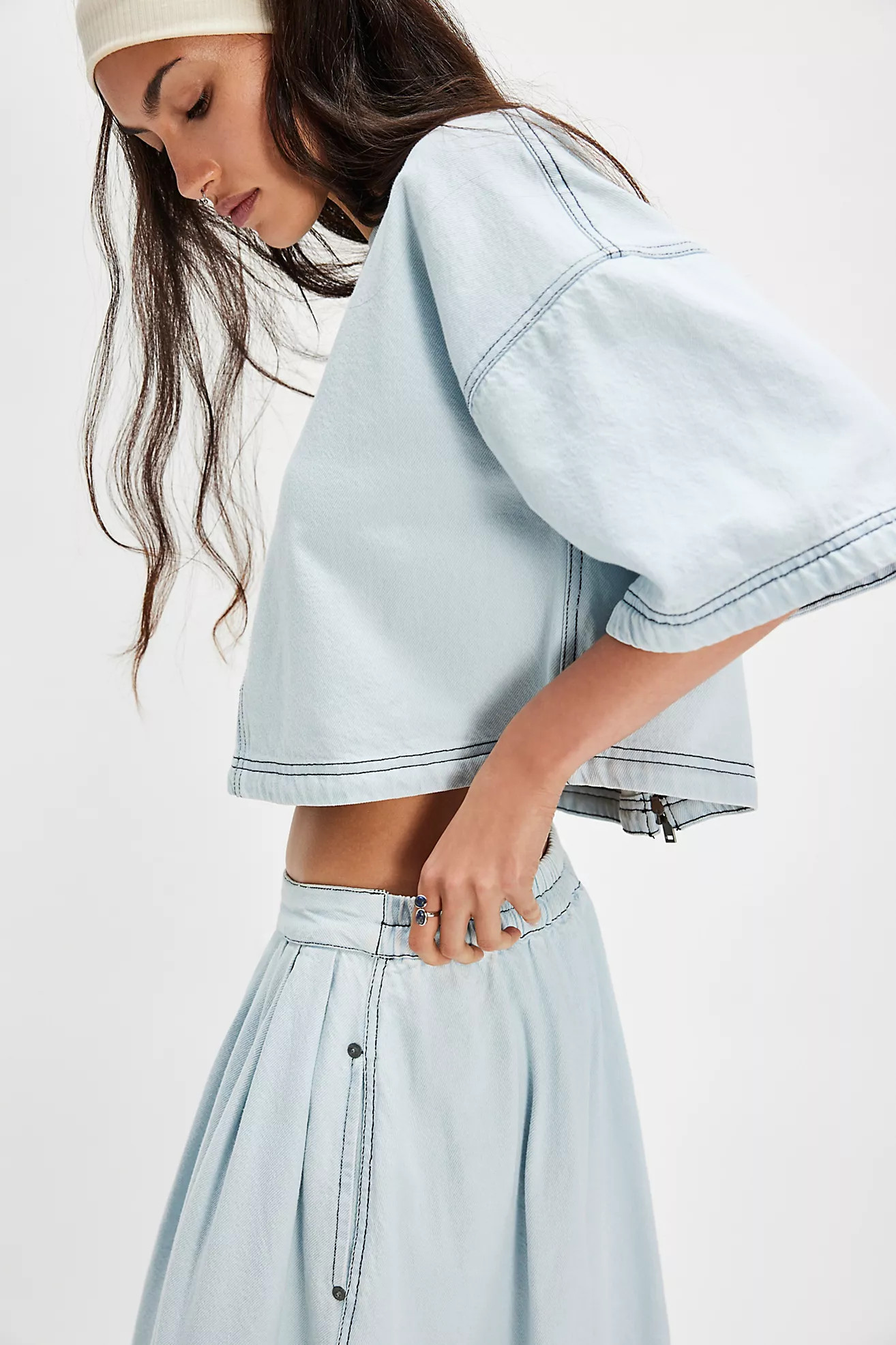 Westley Denim Skirt Set | Free People (Global - UK&FR Excluded)