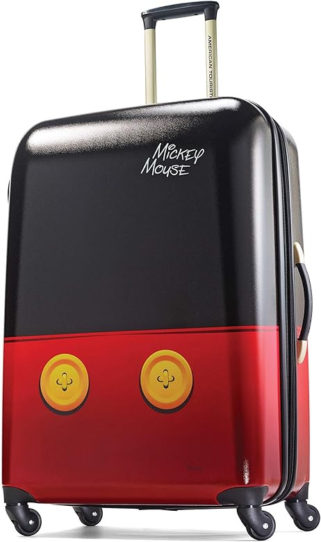 American Tourister Disney Hardside Luggage With Spinner Wheels, Mickey Mouse Pants, Checked-Large... | Amazon (US)
