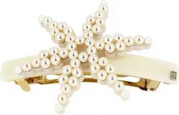 Alexandre de Paris Imitation Pearl Star Barrette | Nordstrom | Nordstrom