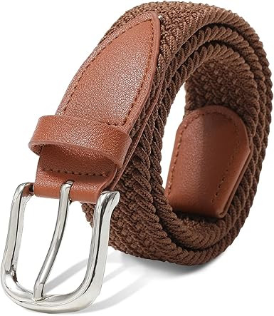 AWAYTR Kids Elastic Braided Belt - Pin Buckle Stretch Golf Baseball Belts for Boys and Girls Aged... | Amazon (US)
