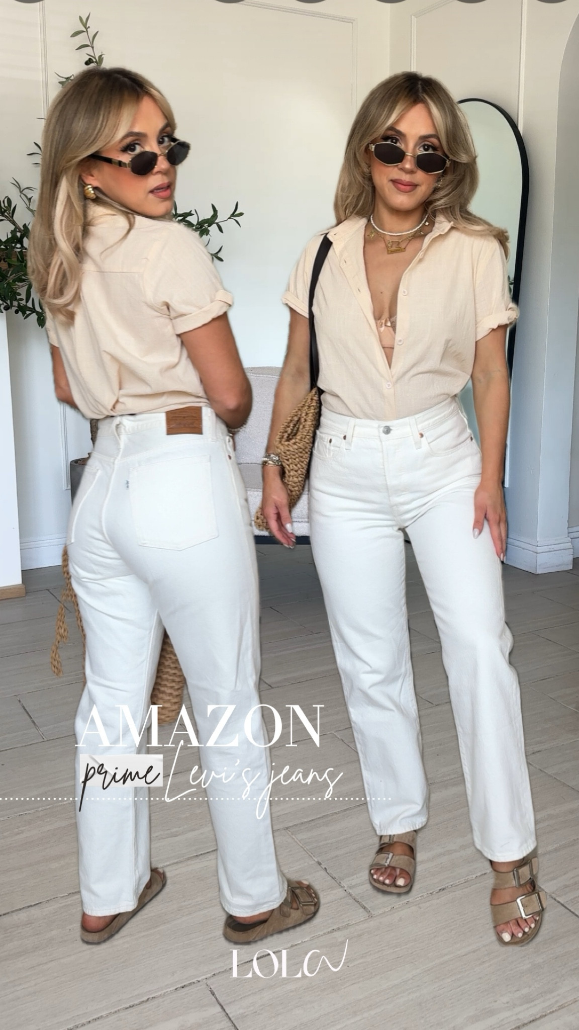 Amazon prime ivory Levi's jeans! 

✔️ color: in the clouds
✔️ size 29 | low stretch 
✔️button up MED

#LTKSaleAlert #LTKStyleTip #LTKU