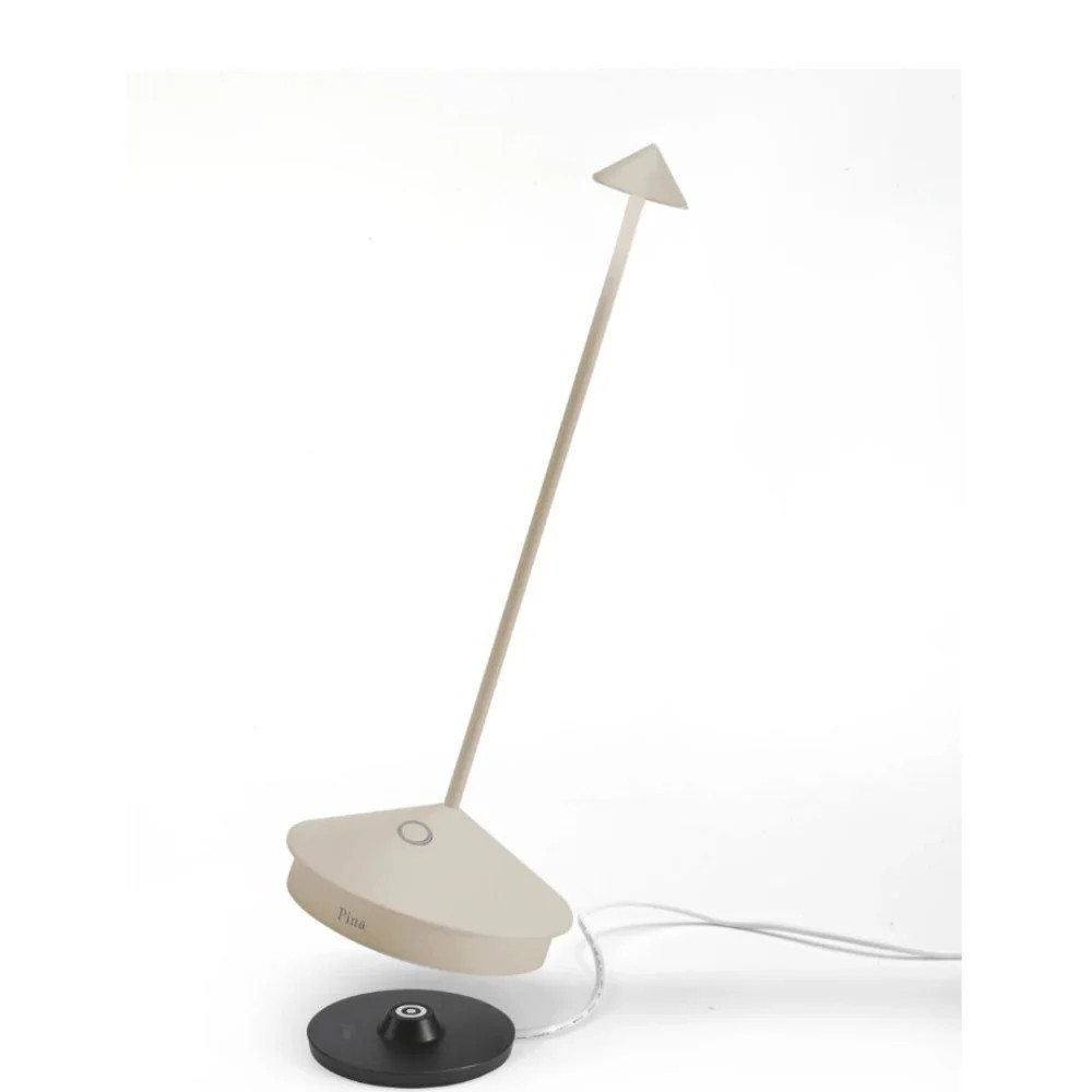 Zafferano Pina Pro 11.4" Cordless Rechargeable Table Lamp | Sabavi Home