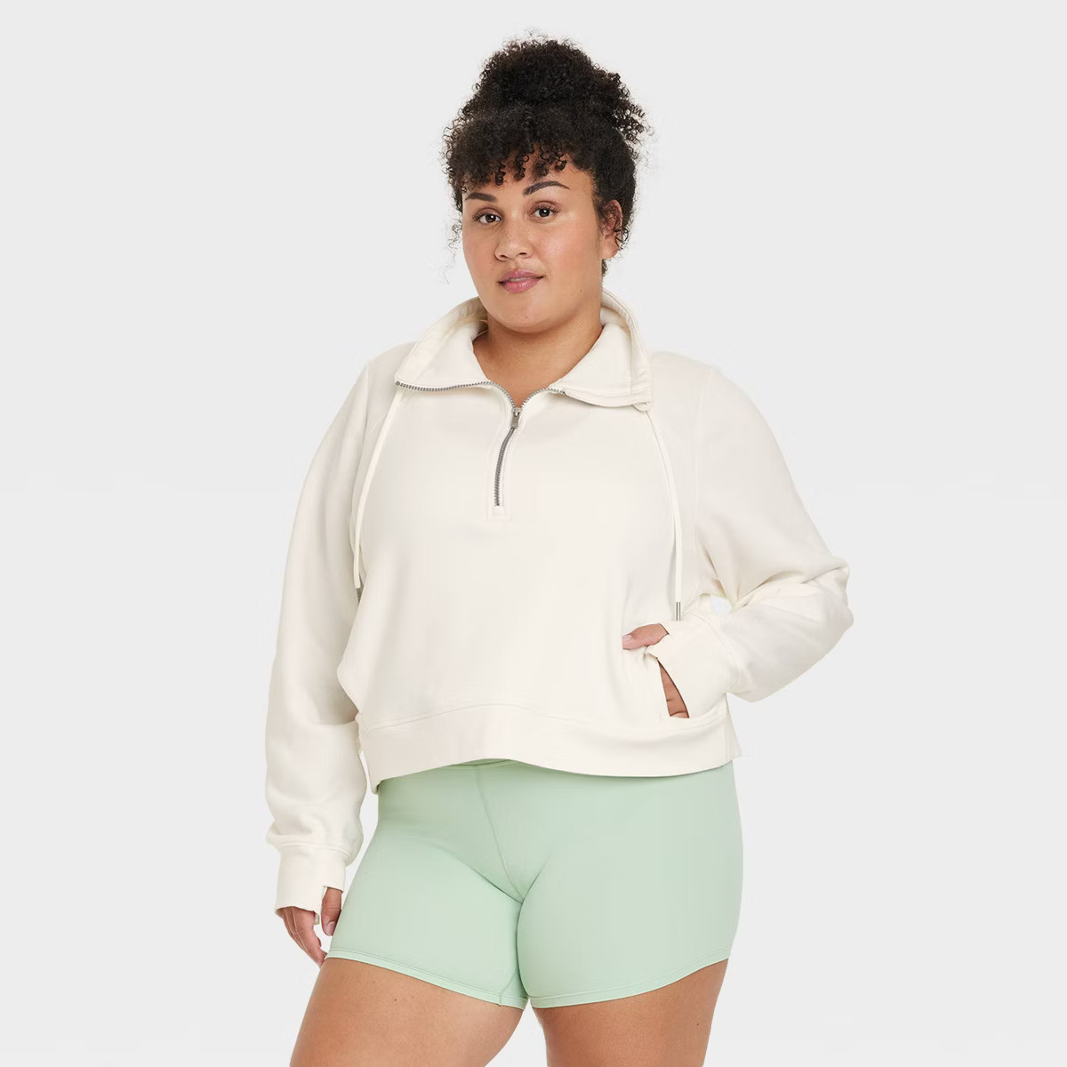 Women's Half Zip Fleece Pullover - All in Motion™ | Target