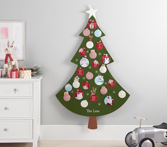 Tree Shaped Advent Calendar | Pottery Barn Kids