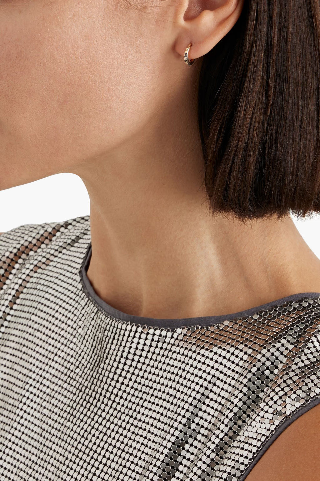 Gold 14-karat gold, diamond and sapphire hoop earrings | ADINA REYTER | THE OUTNET | The Outnet (US and CA)