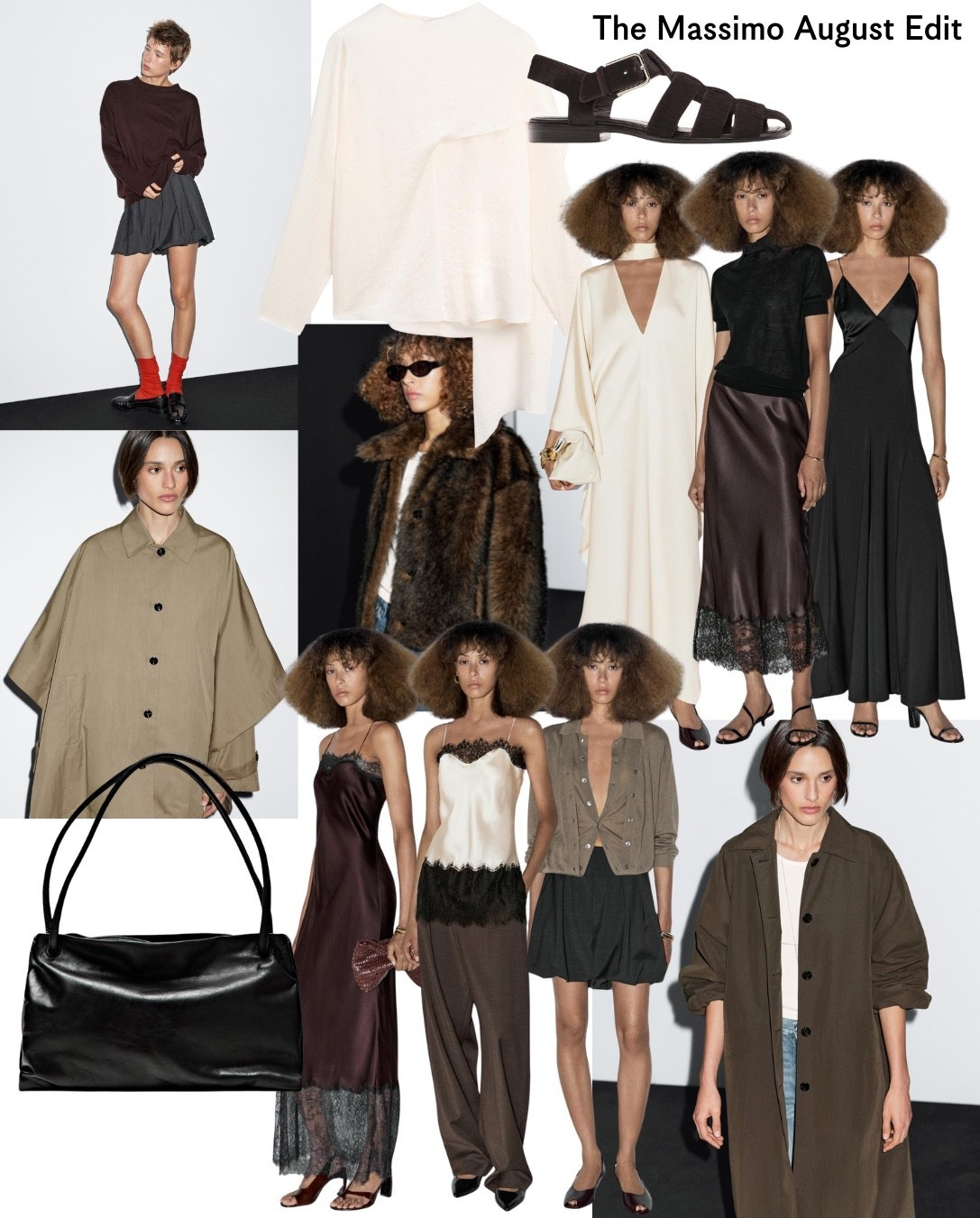 The Massimo August Edit 

Summer | autumn | bag | silk | blouse | coat | shoes | fall | UK | skirt 

#LTKsummer 

#LTKautumn #LTKuk