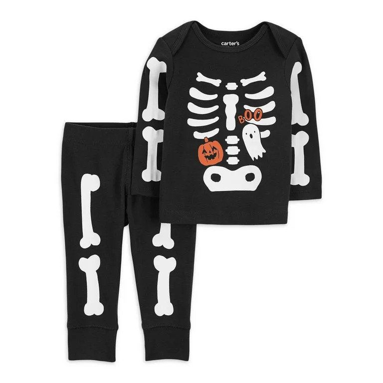 Carter's Child of Mine Baby Unisex Halloween Outfit Set, 2-Piece, Sizes Preemie-12M - Walmart.com | Walmart (US)
