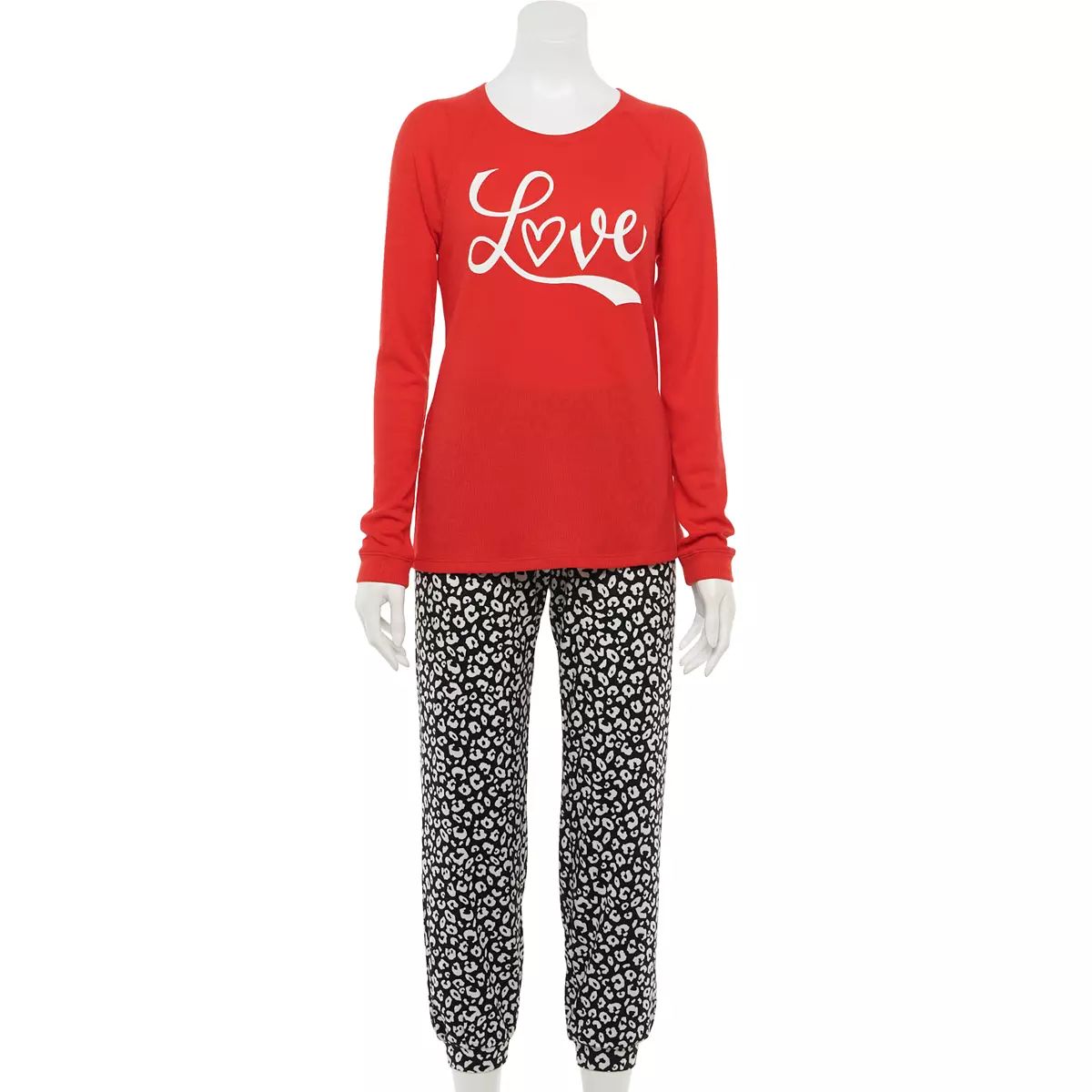 Juniors' SO® Cozy Thermal Pajama Top & Pajama Pants Sleep Set | Kohl's