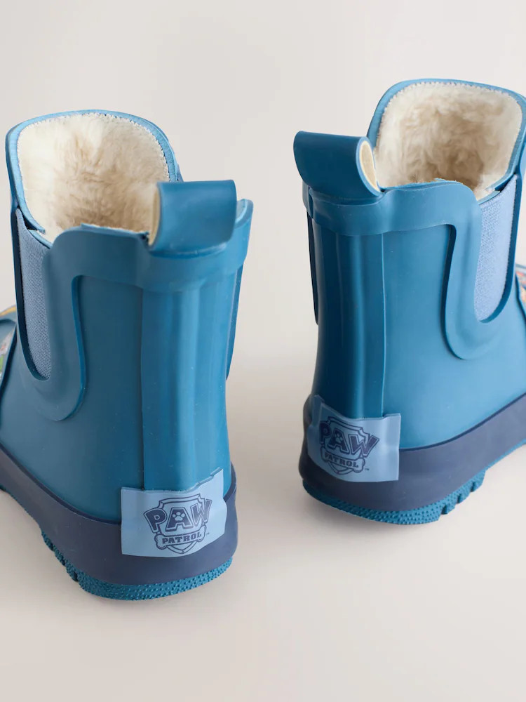 Blue Paw Patrol Warm Lined Ankle Wellies | Next US