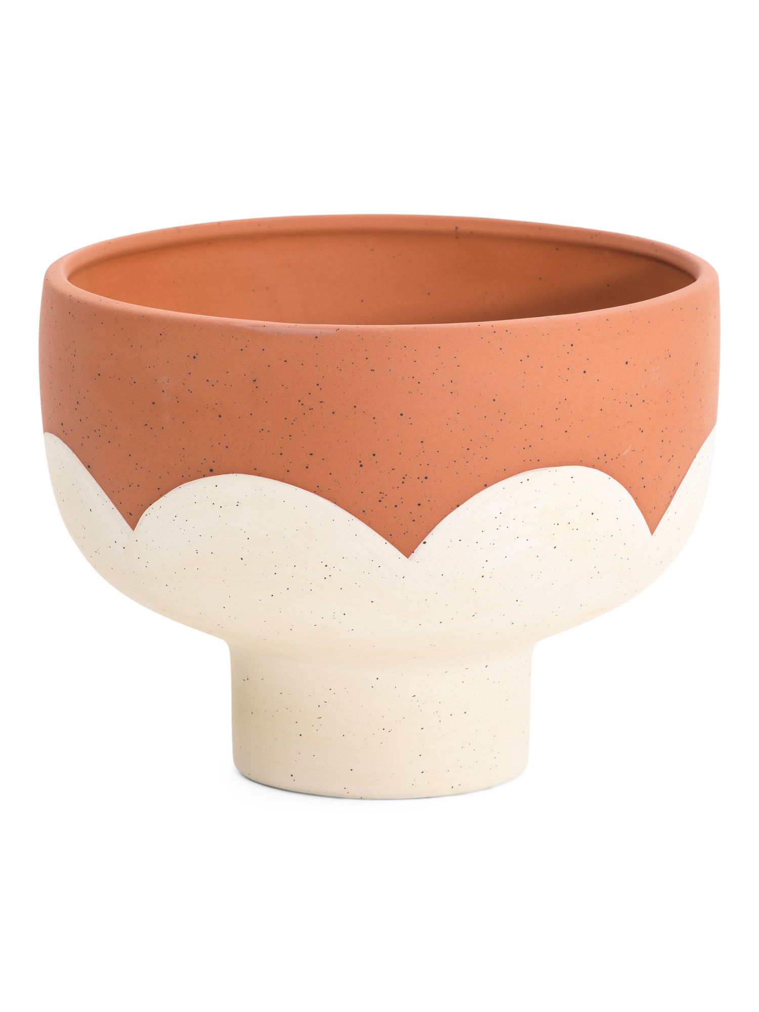 Two Tone Footed Decorative  Bowl | TJ Maxx