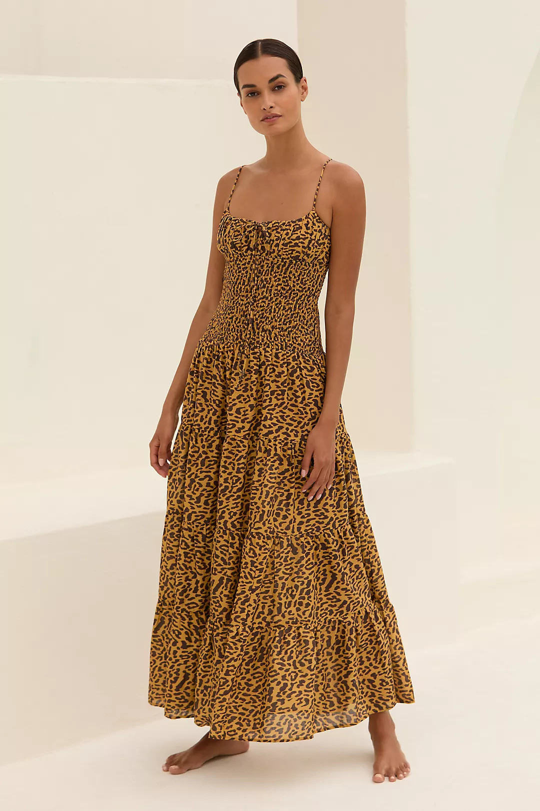 The Josephine Smocked Drop-Waist Dress | Anthropologie (US)