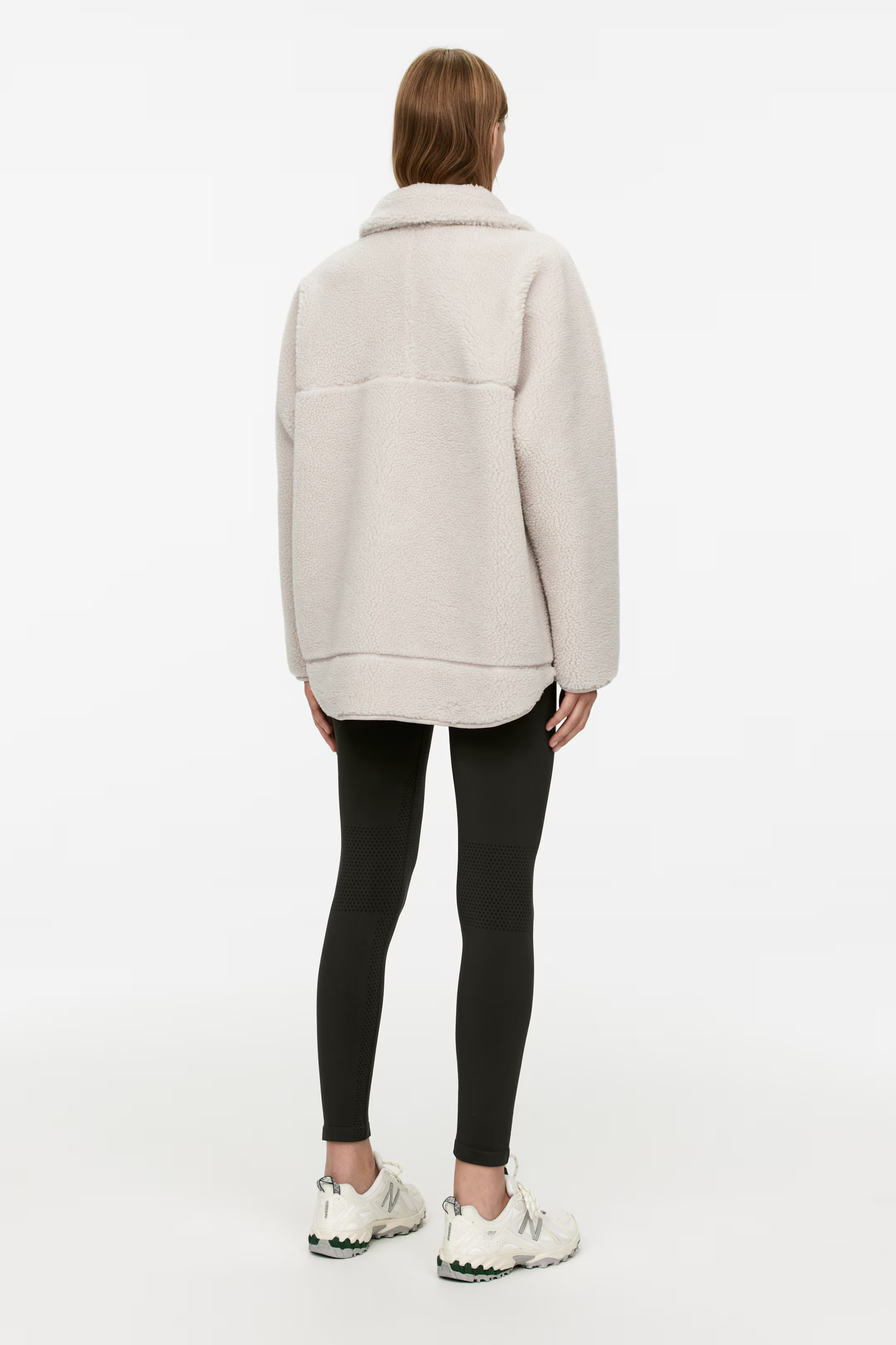 High-Neck Pile Jacket | H&M (UK, MY, IN, SG, PH, TW, HK)