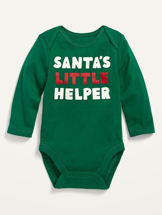 Unisex Graphic Long-Sleeve Bodysuit for Baby | Old Navy (US)