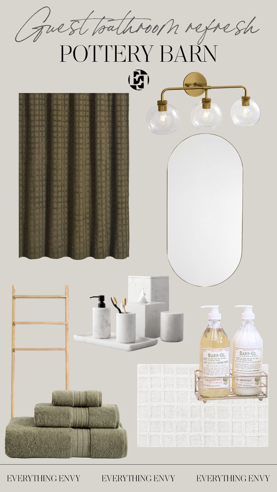 Update your guest bathroom with beautiful finds from Pottery Barn! Create a welcoming and stylish space for every guest. 

 #LTKHome