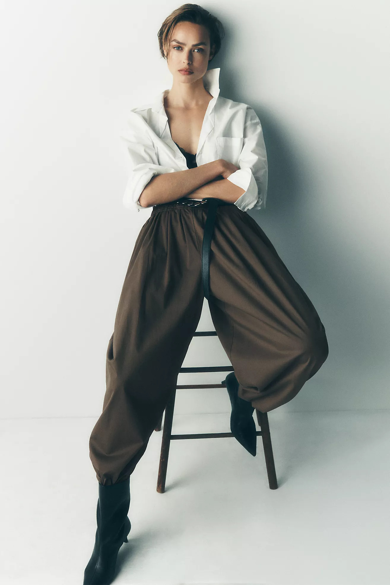 By Anthropologie Barrel Trouser Pants | Anthropologie (US)