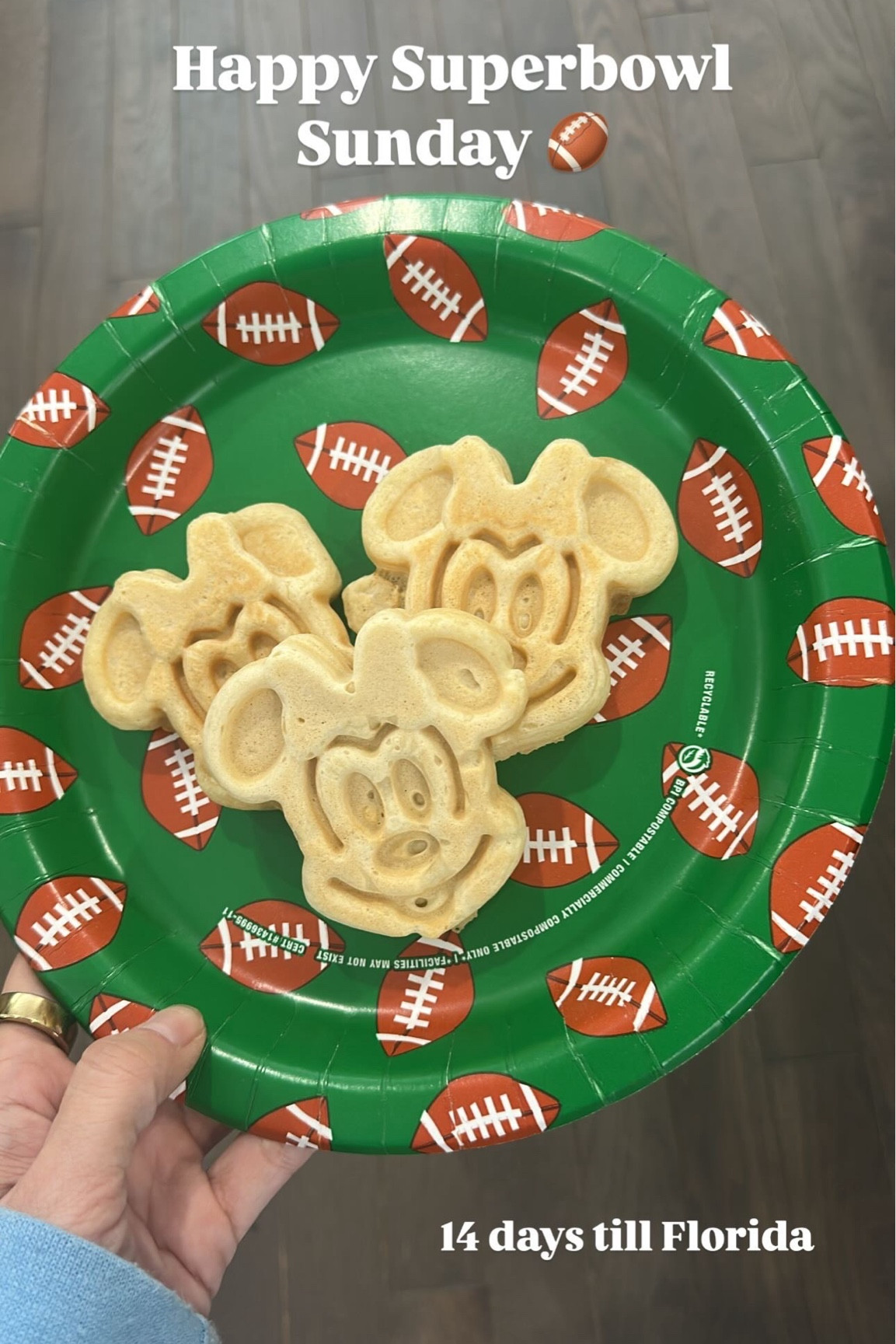 Super Bowl Sunday Minnie waffles 

#LTKFamily #LTKHome #LTKSeasonal