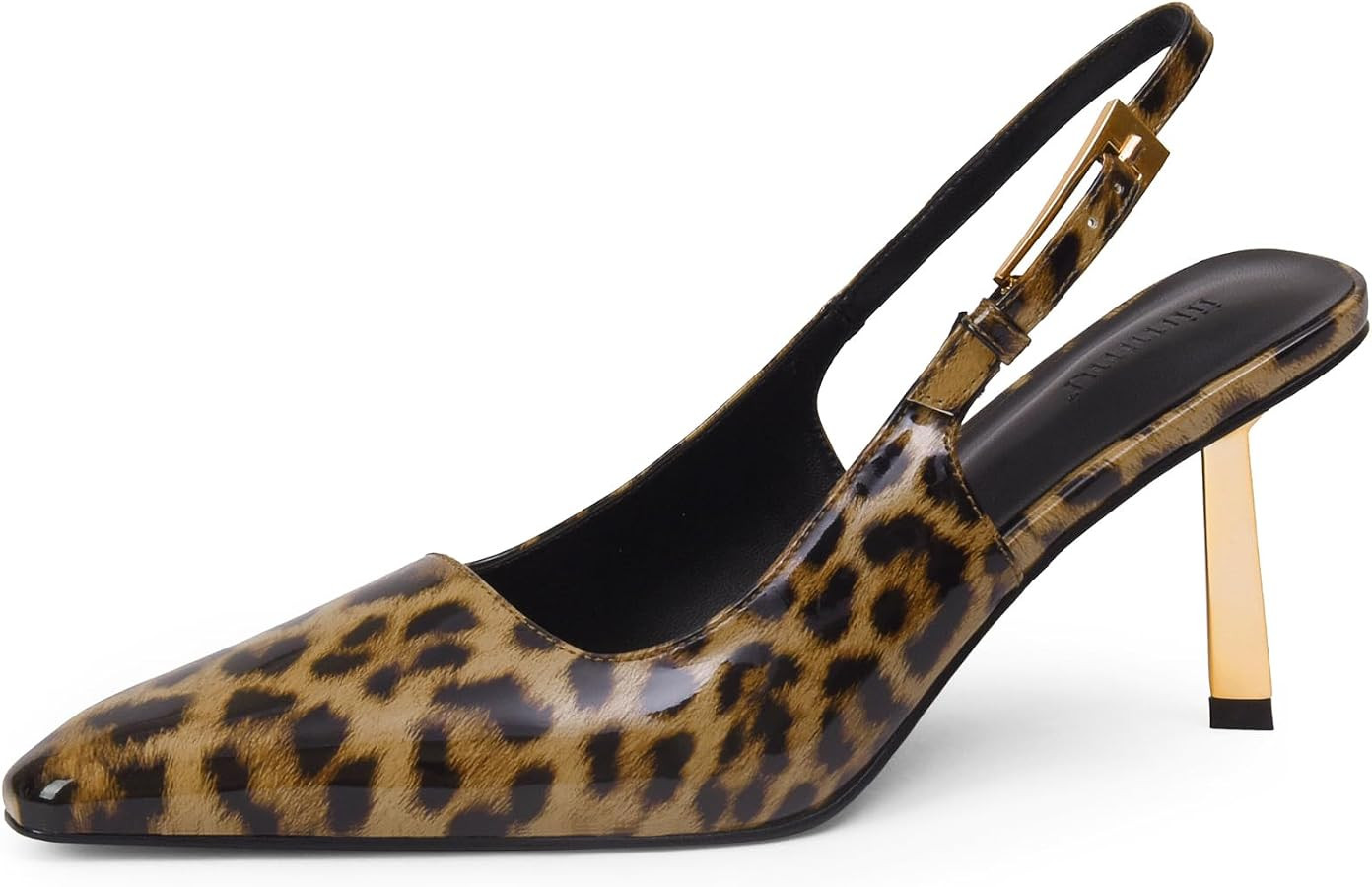 iiimmu Slingback Heels for Women 3.5 in / 4 in Kitten Heel Closed Toe Pumps Dress Shoes | Amazon (CA)