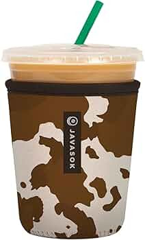 Sok It JavaSok Iced Coffee & Cold Soda Insulated Neoprene Cup Sleeve (Cowgirl, Small: 16-20oz) | Amazon (US)