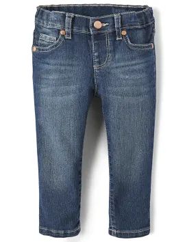 Baby And Toddler Girls Skinny Jeans - blues wash | The Children's Place