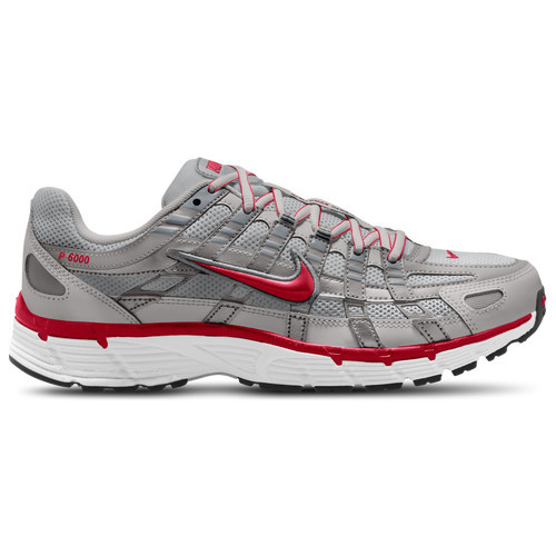Nike Mens Nike P-6000 - Mens Running Shoes Metallic Silver/Gym Red/Black Size 10.5 | Champs Sports