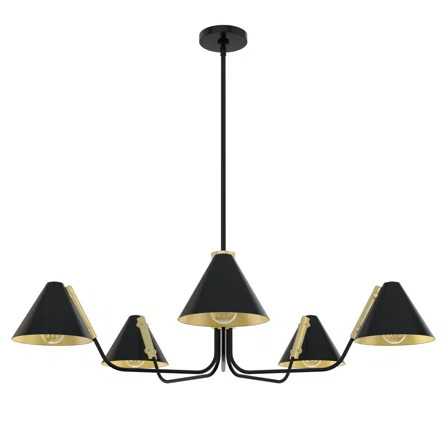 Grove Isle 5 - Light Dimmable Geometric Chandelier | Wayfair North America