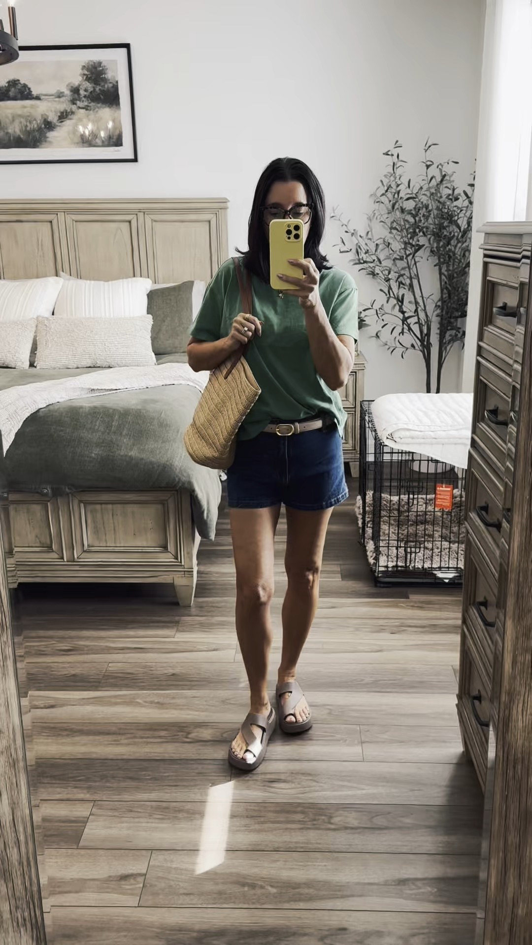 Green tee from Old Navy, classic denim shorts from Target, GAP tote, and Croc sandals for that all-day comfort—easy, effortless, and still cute. Errands don’t stand a chance. 

Crocs linked below and Everything’s linked on LTK!

#OOTD #ErrandStyle #ComfyAndCute #LTKunder50 #EverydayStyle #OldNavyFinds #TargetStyle #CrocTok #LTKfashion #AffordableStyle #oldnavy #target #crocs #summerfashion #gap 

#LTKFindsUnder100 #LTKFindsUnder50 #LTKTravel