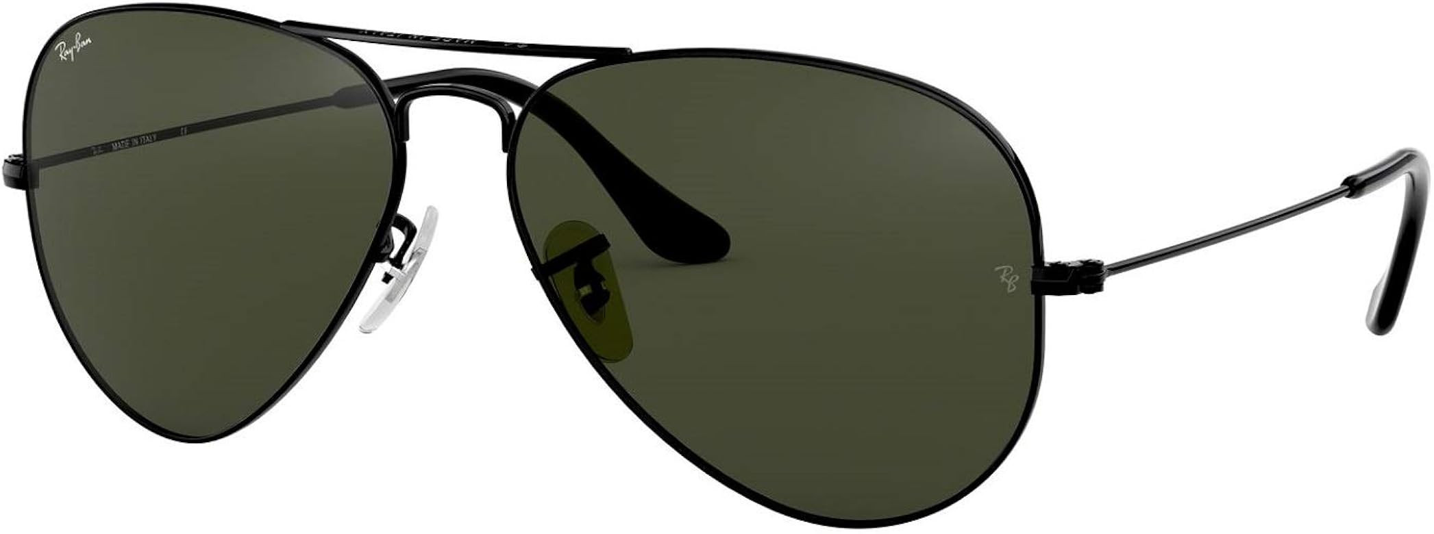 Ray Ban RB3025 Metal Aviator Sunglasses | Amazon (US)