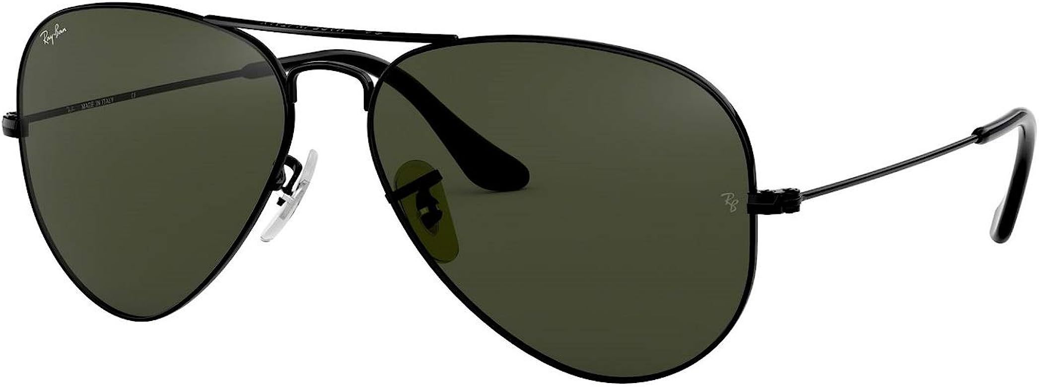 Ray Ban RB3025 Metal Aviator Sunglasses | Amazon (US)