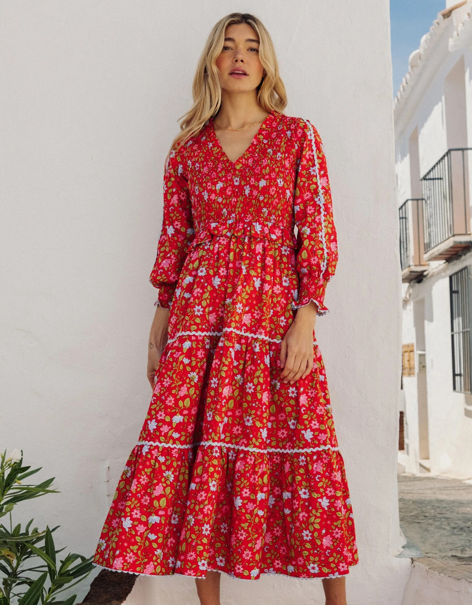 Poppy Meadow Mia Dress | Pink City Prints UK