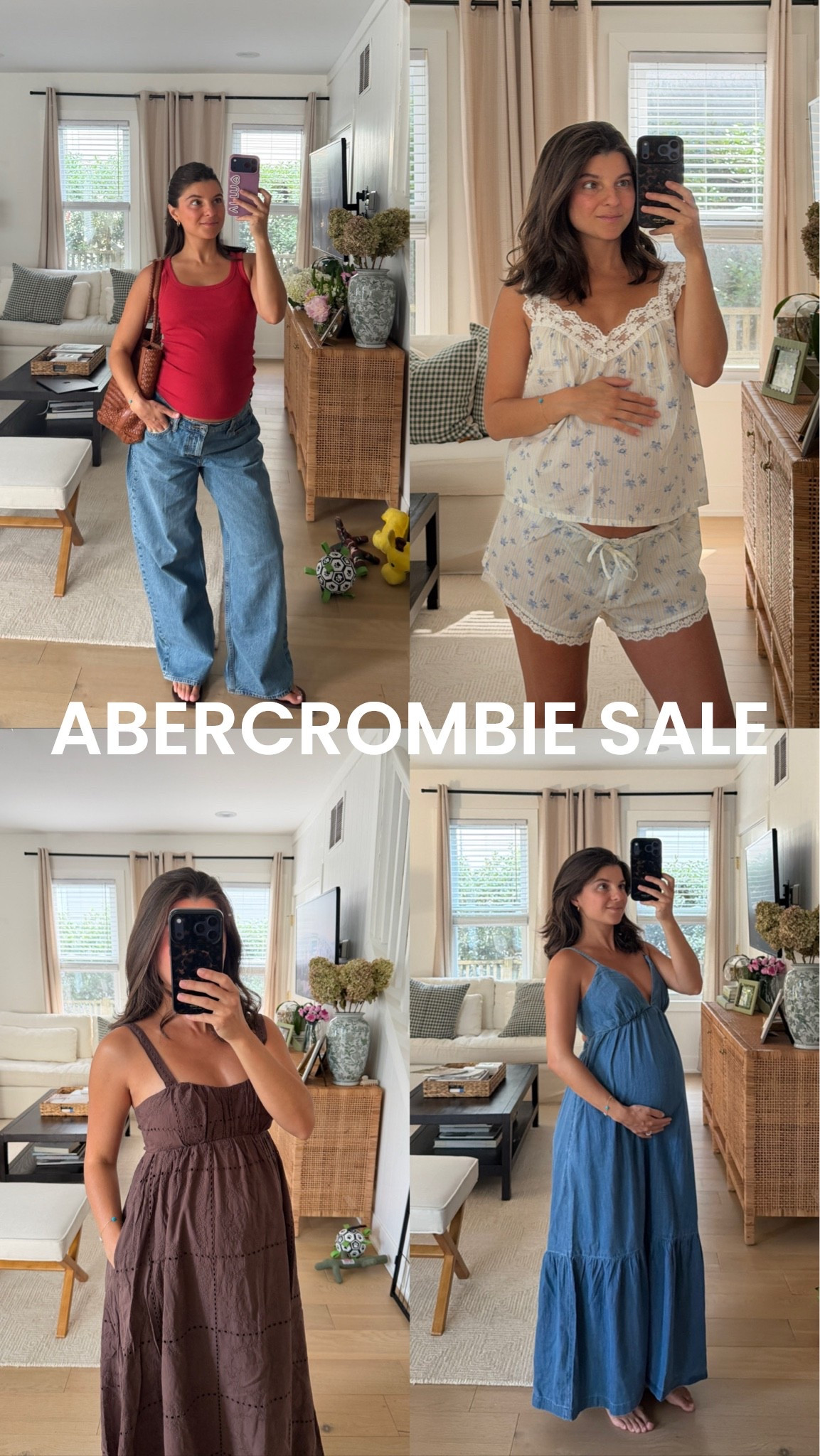 [8/20/26] Abercrombie up to 30% off sale | some favorites I’ve been wearing on repeat in my third trimester, still in stock! Linking some new arrivals I just added to cart that are bump-friendly 💓

*Offer valid online only August 20, 2026 to August 24, 2026 in US/CA. Exclusions apply as indicated. Online price reflects discount.

#LTKSaleAlert #LTKPetite #LTKBump