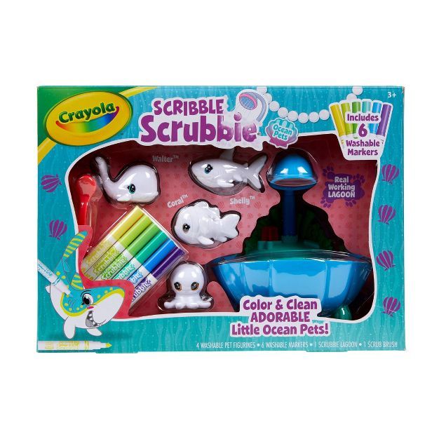 Crayola 12pc Scribble Scrubbie Pets Ocean Lagoon | Target