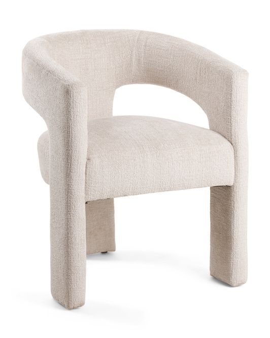 Modern Curved Back Dining Chair | TJ Maxx