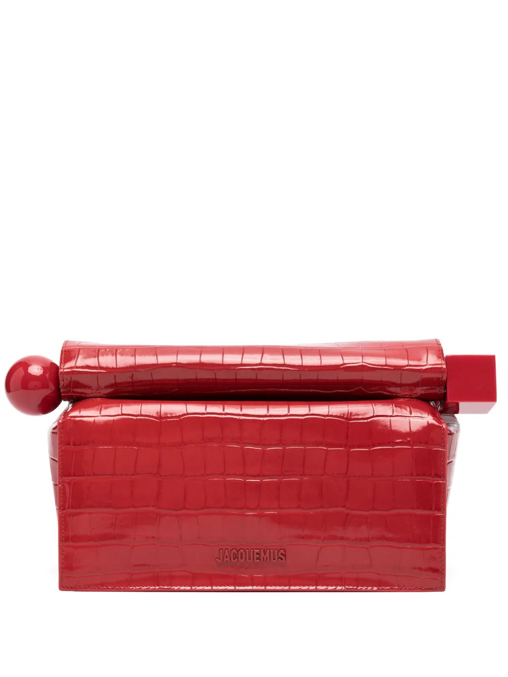 Jacquemus La Pochette Rond clutch bag - Red | Farfetch Global