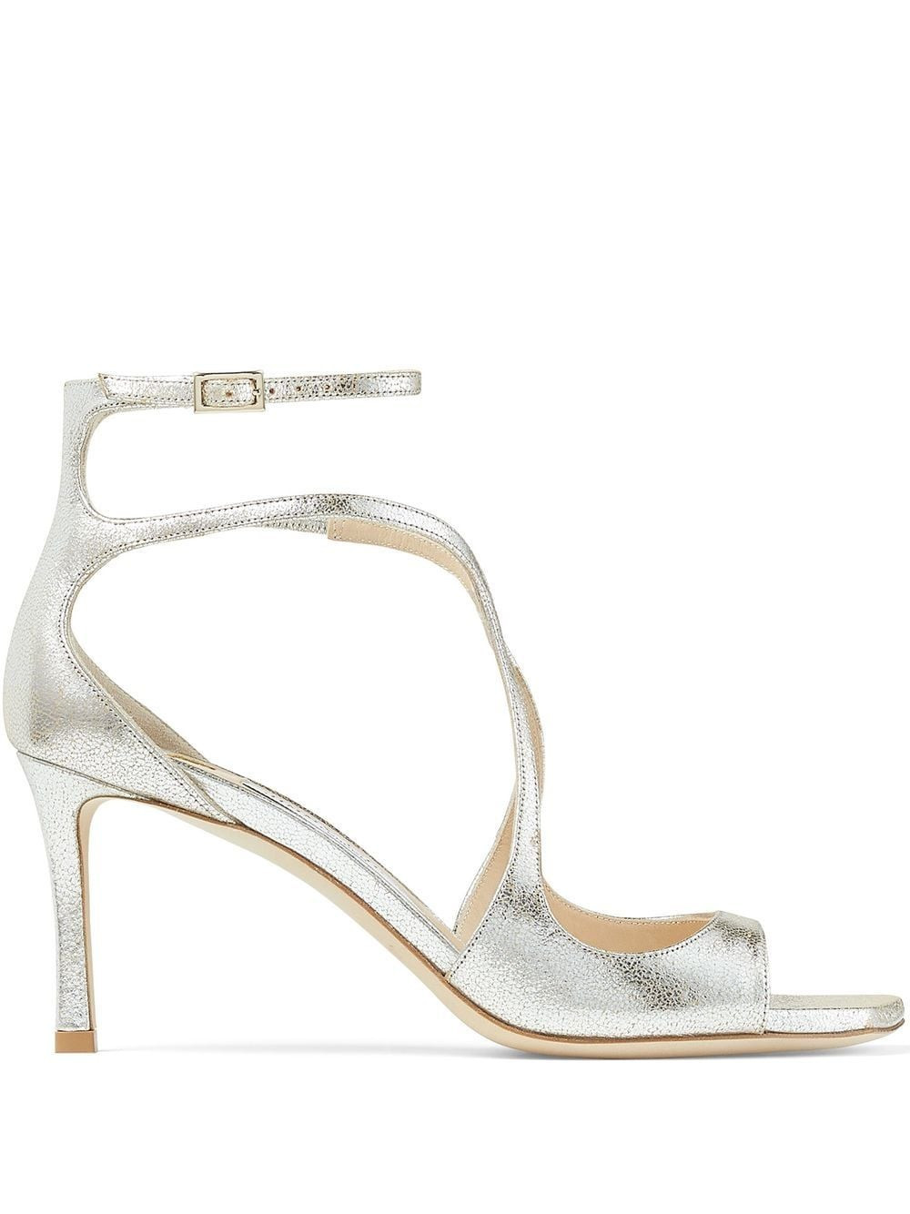 Jimmy Choo 75mm Azia sandals - Silver | Farfetch Global
