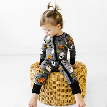 The Nightmare Before Christmas Bamboo Viscose Zippy | Little Sleepies
