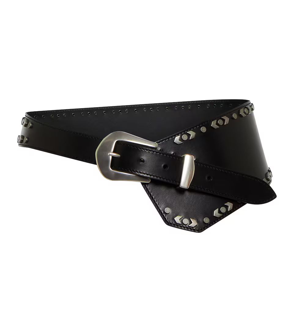 Belly embellished leather belt | Mytheresa (US/CA)