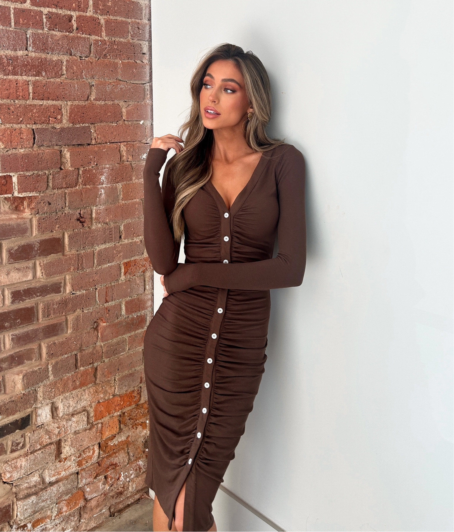 this gorgeous brown dress is super comfy and under $80 🤎

#LTKworkwear #LTKSeasonal #LTKunder100
