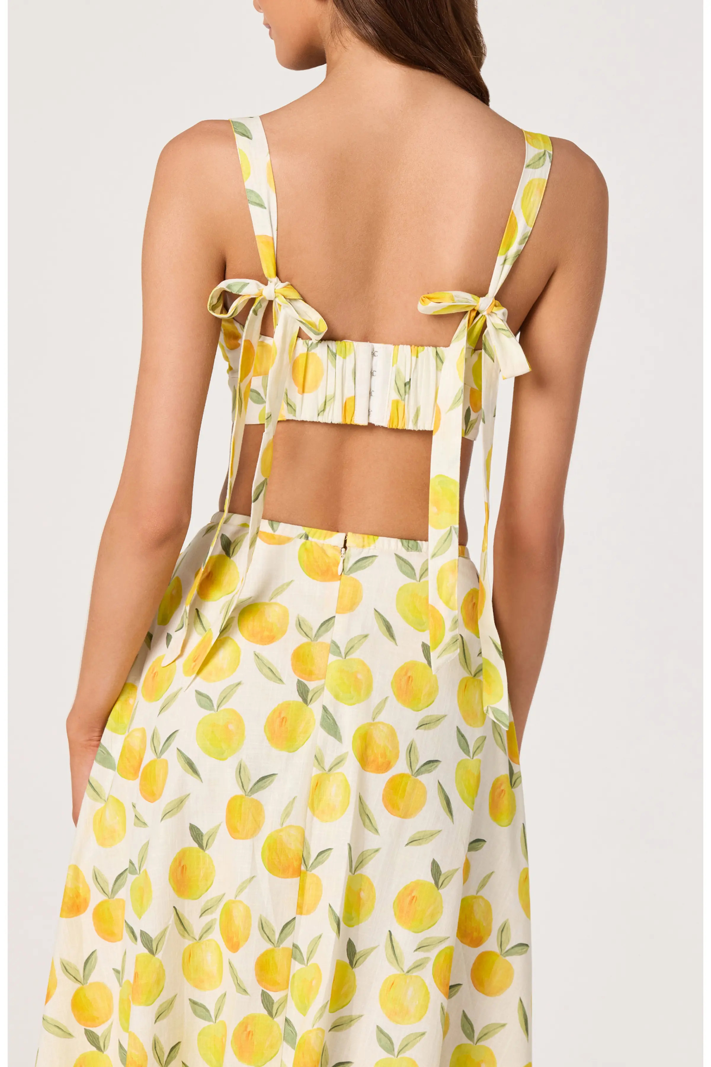 Myria Lemon Print Crop Top (Women) | Nordstrom | Nordstrom