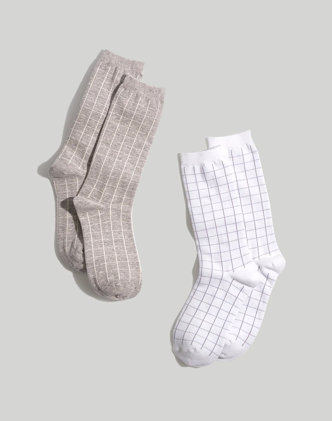 Two-Pack Grid Trouser Socks | Madewell